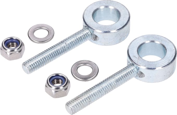 kettingspanner Set Chroom Derbi Senda - Voor 12mm wielas