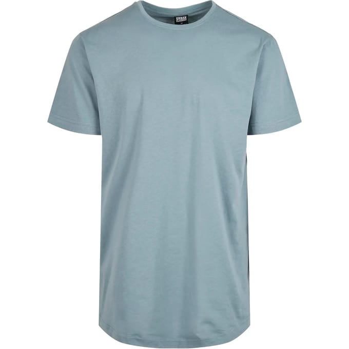 Urban Classics - Shaped Long Heren T-shirt - S - Blauw