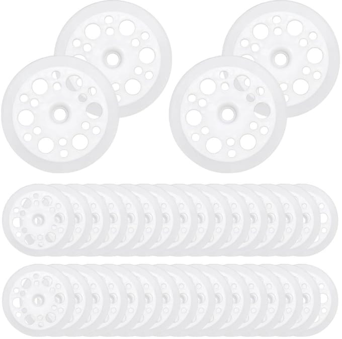 Isolatieschijven 46mm - 200 stuks PP ringetjes voor bevestiging en ondersteuning van materialen