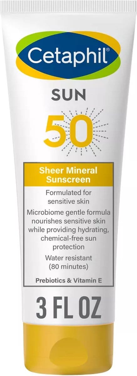 Cetaphil, pure minerale zonnebrandcrème -  SPF 50 - 89ML