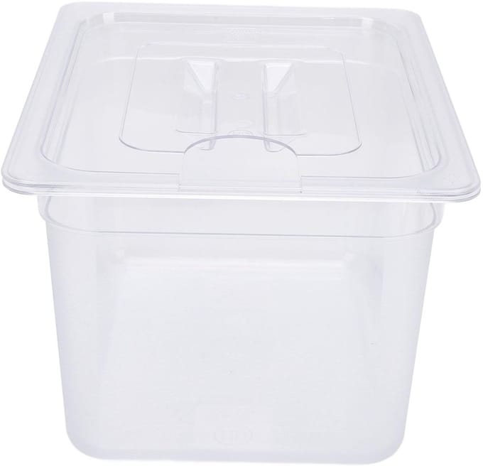 Dailygoods- Sous Vide Container 12L - Slowcooker Container - Voedselopslagcontainer - Temperatuur tot 100°C - Stevig Plastic - Ruim Ontwerp