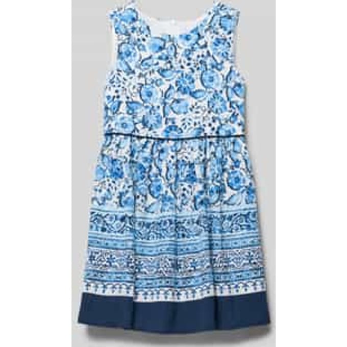 regular fit jack van viscosemix met bloemige all-over print
