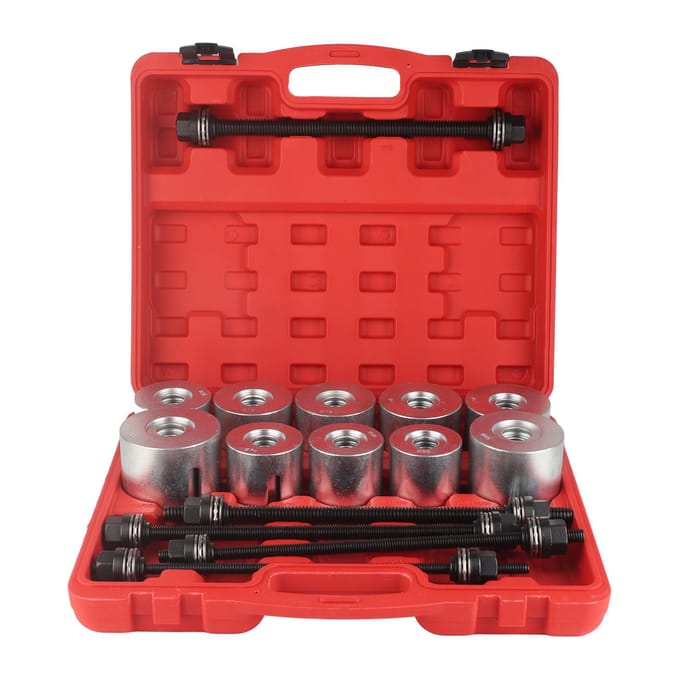 Kit d'outils universels pour le retrait et l'insertion de coussinets de silentblocs, jeu de manchons de pressage et d'extraction red