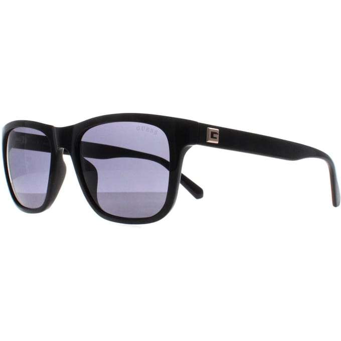 Guess Square heren glanzend zwart rookgrijs GU6971