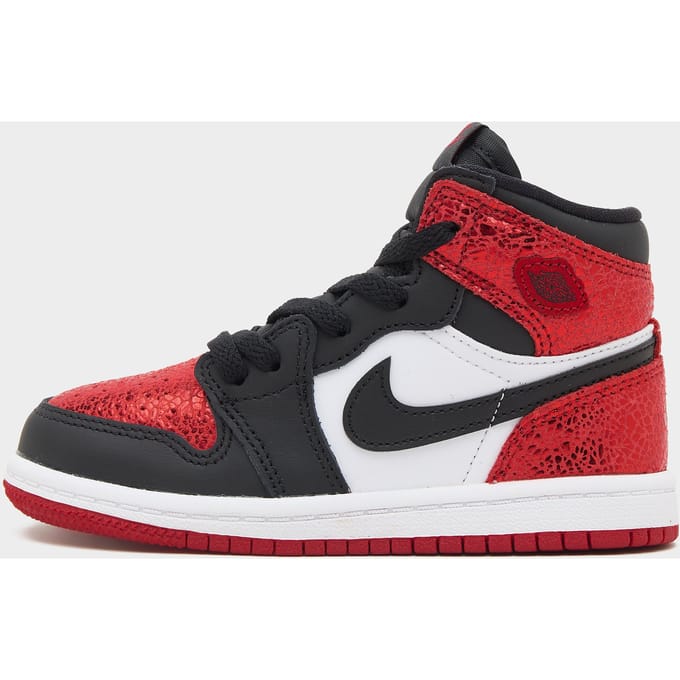 Jordan Air 1 High Infant, rood