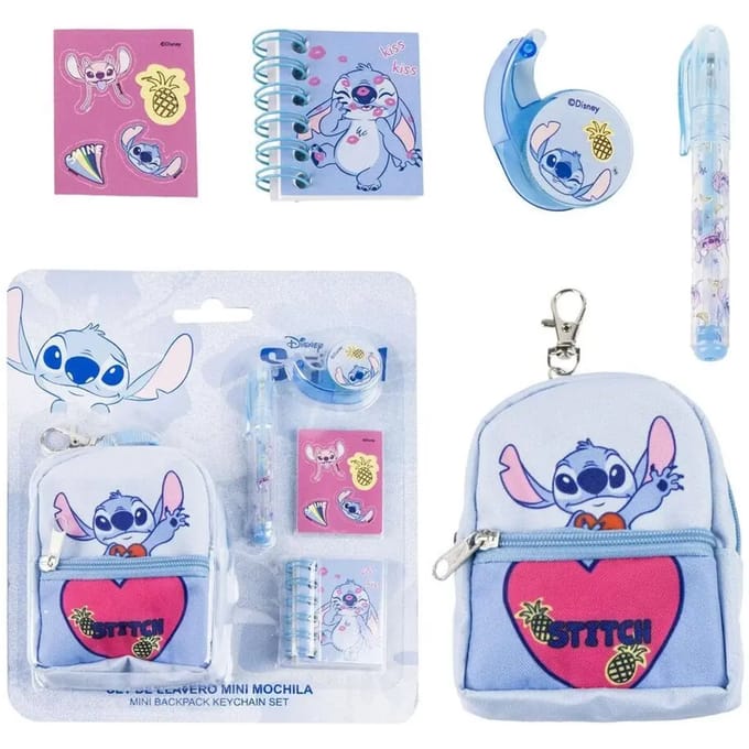 Mini Kinderset met Rugzak Cerda Disney Stitch