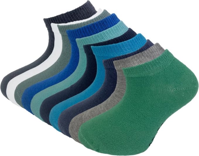 10 paar Sneakersokken - Jongens - Casual - Maat 31-34