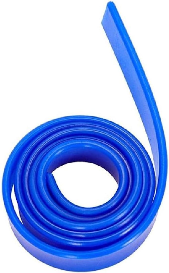 Rubberen band - Raamwisser vulling - Streeploos reinigen - Natuurlijk rubber - 104 cm - Blauw