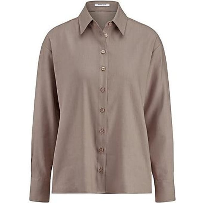 Lange blouse Van Peter Hahn beige