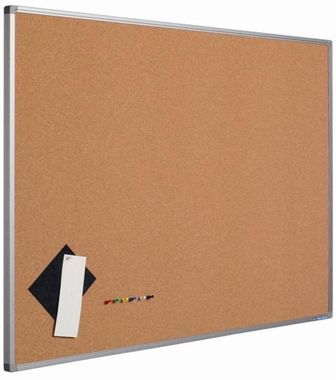 Prikbord Softline profiel 16mm, perskurk - 120x240cm