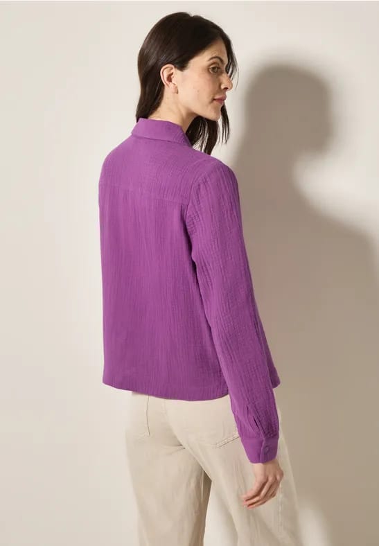 Mousseline overhemd