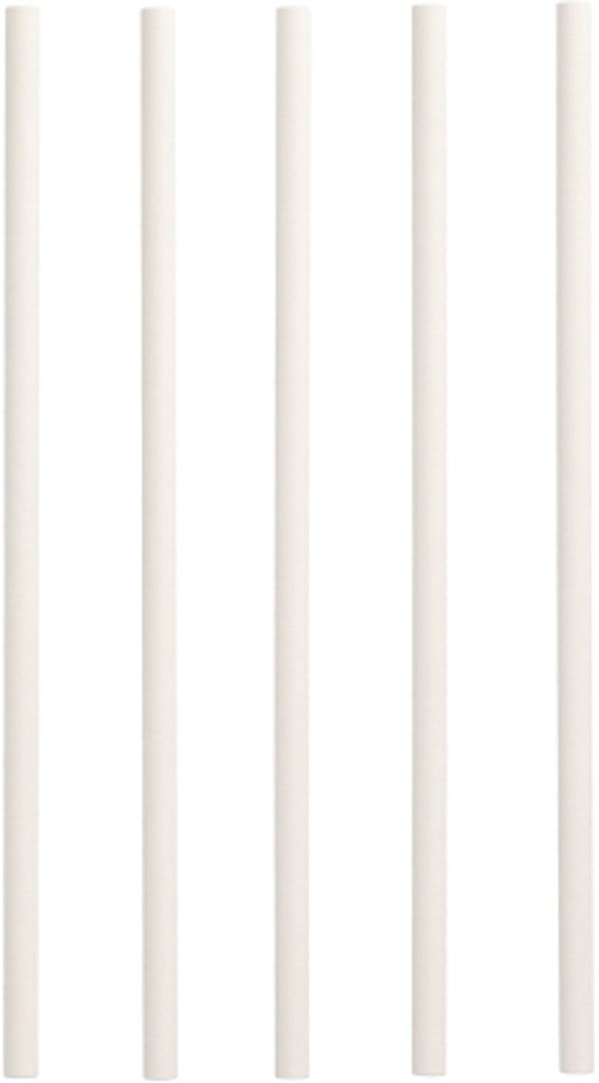 Rietjes papier shake pure 25cm wt/ds1200