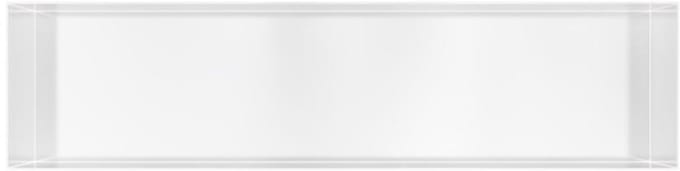 Hotbath &More BOX120F inbouwnis 30x120x10cm zonder frame mat wit