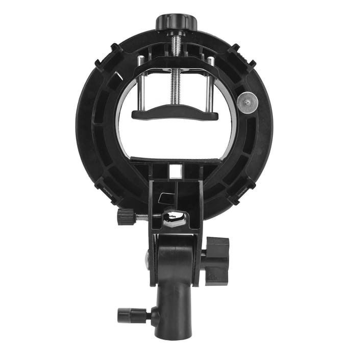 S-type beugel voor Bowens-vattinghouder S-type beugelhouder voor Speedlite Flash Snoot Softbox black