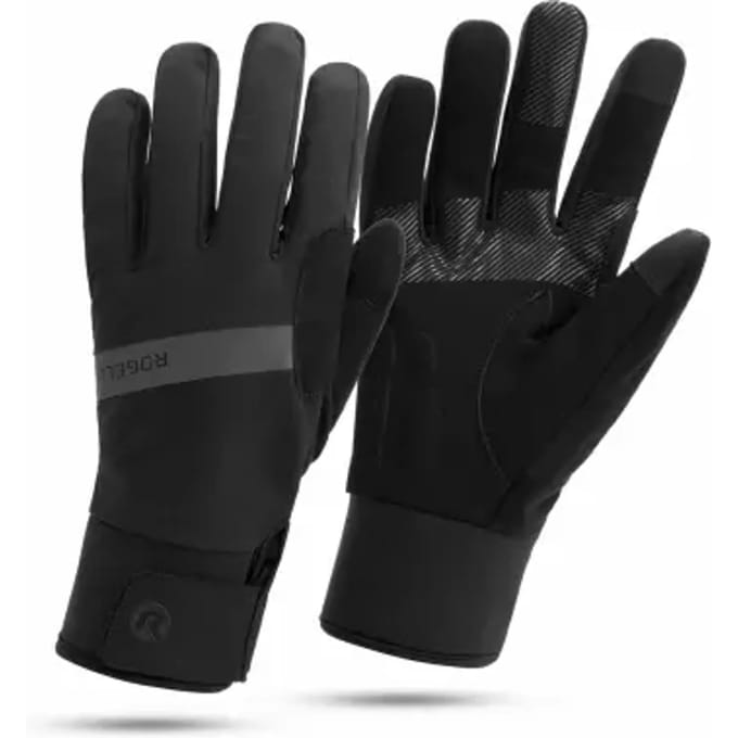 Rogelli Nova Heren Fietshandschoenen - Winter - Waterproof - Zwart