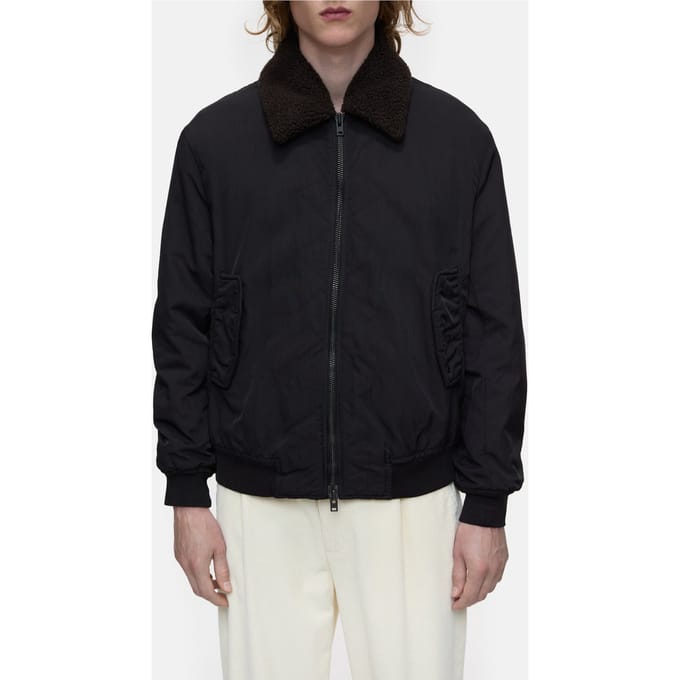 Closed Flight Jacket Ebony Taglia: S | Bomber Outlet | Uomo | Nero