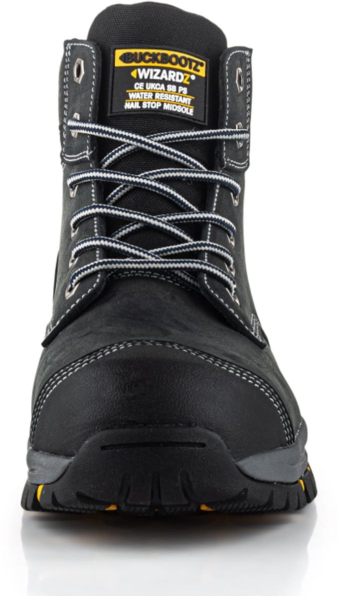 Buckbootz Wizardz WIZL1BLK S3S - Zwart - 43