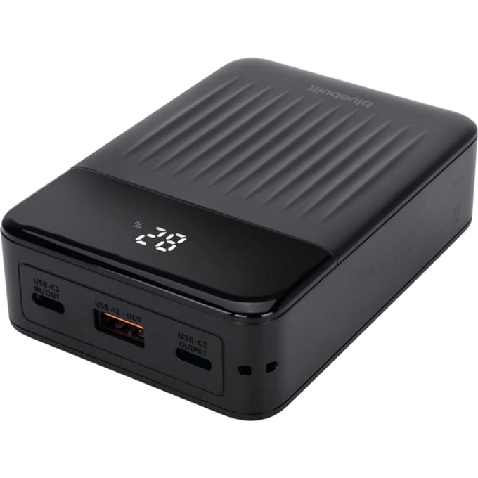 BlueBuilt Power Bank 20.000 mAh met Snelladen Zwart