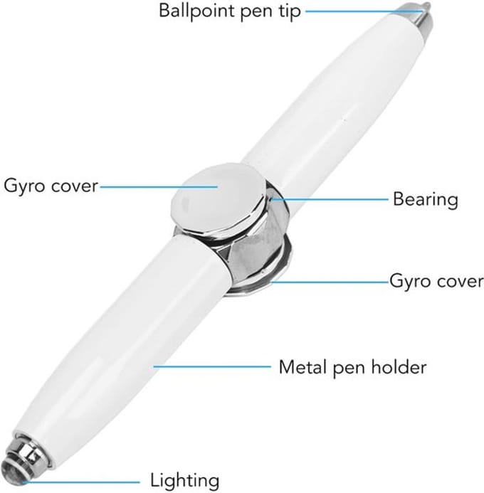 Vt products - Fidget Pen Spinner Pen - Stressverlichting