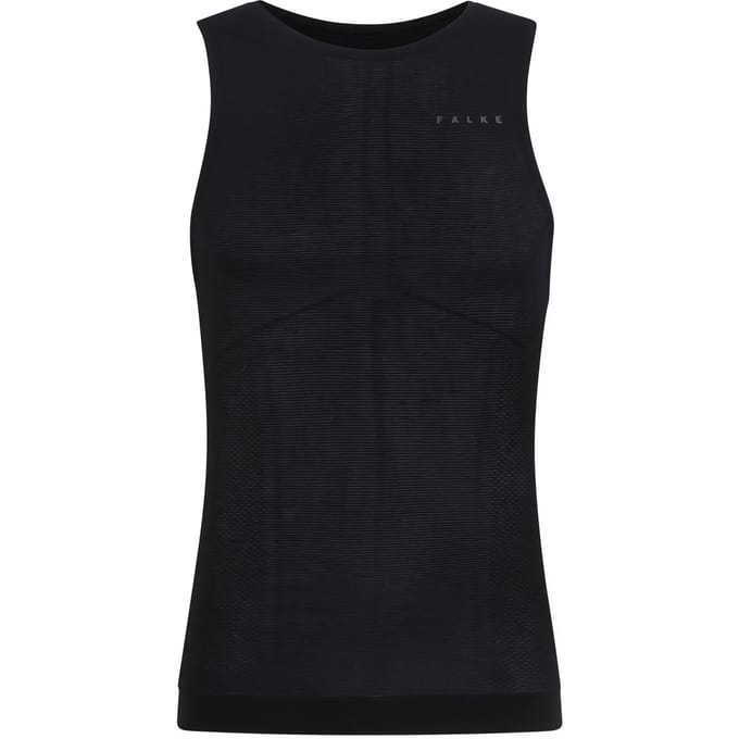 FALKE Ultralight Cool sneldrogend functioneel materiaal mouwloze functioneel shirt heren zwart - maat M
