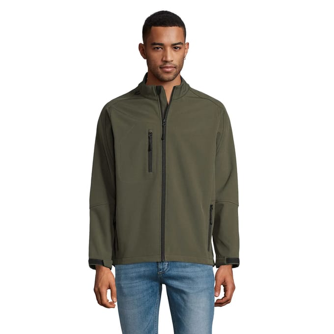 SOL'S Men´s Softshell Jacket Relax L866 - Army - XXL