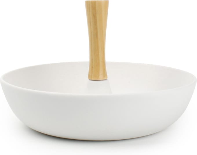 Yong Cobri Serveerschotel Wit - 20 cm breed x 5 cm hoog