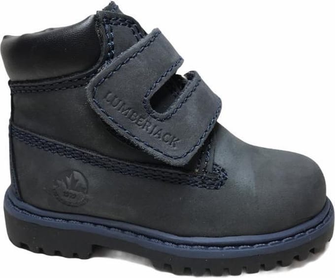 Lumberjack velcro timber bottine Little  navy zwart mt 21