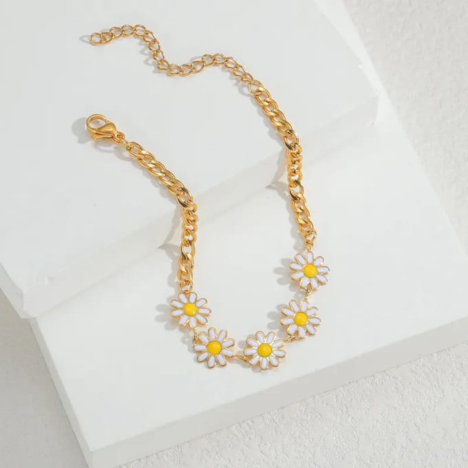 JewelGalerie - Armband - Madelief - Goud