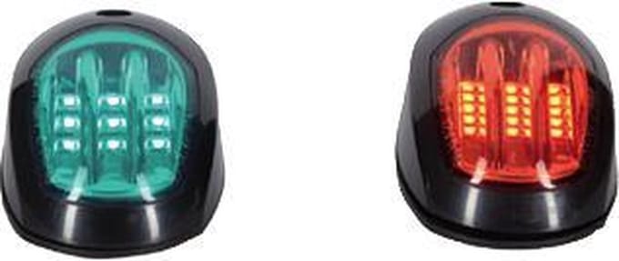 Led Navigatieverlichting Zwart Opbouw Set (Sb+Bb)