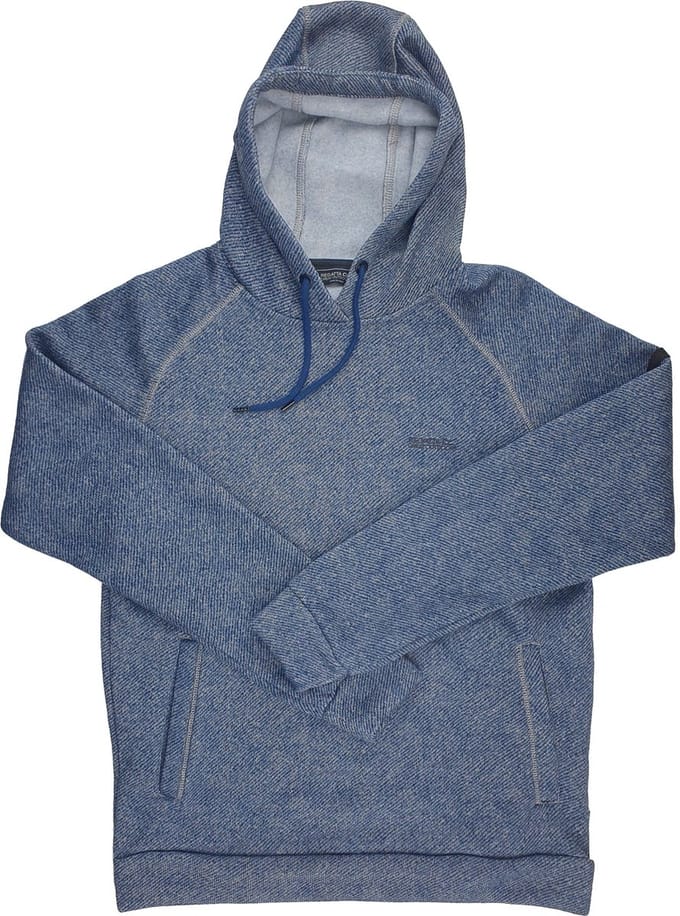 Heren Kassian Hoodie Dark Denim Stripe Marl Maat M