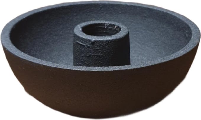 Branded By - Kandelaar - Puck - Zwart - 4,5 cm