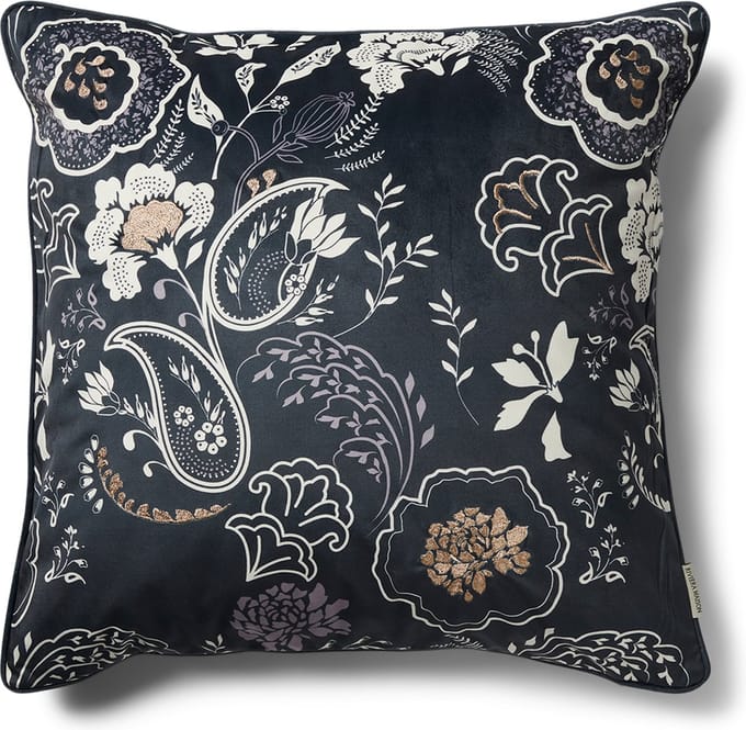 Riviera Maison Kussensloop 50x50 cm - D'amour Clara Pillow Cover - Blauw