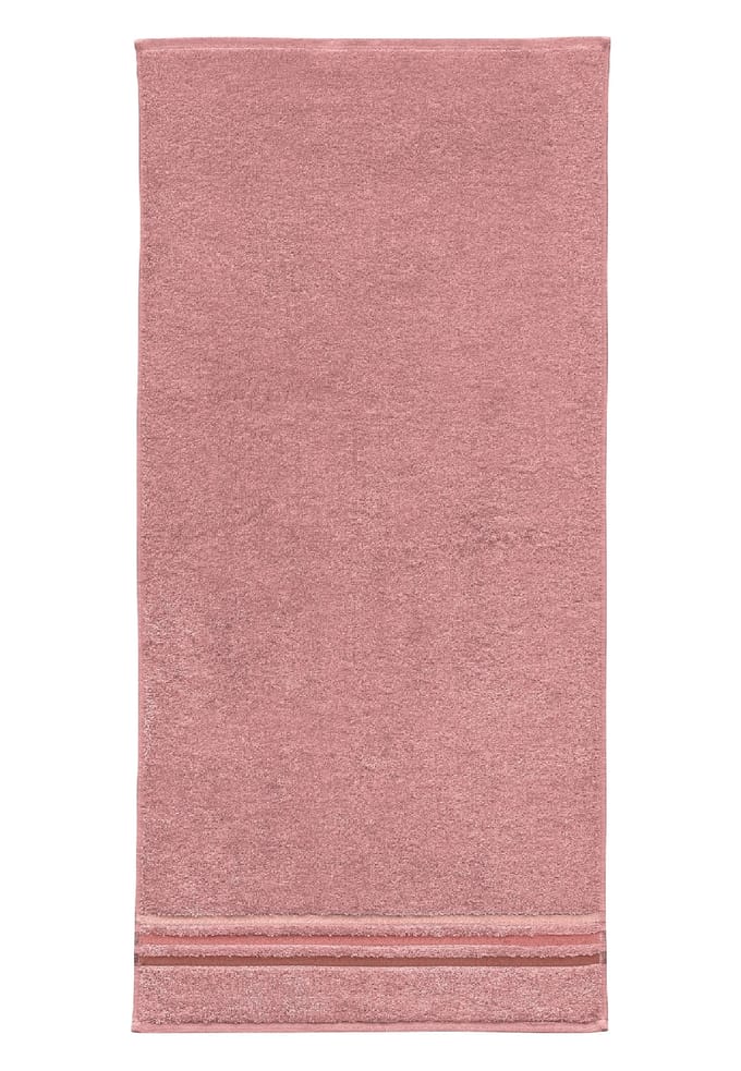 Handdoek Skyline Color 50x100 oudroze - SCHIESSER Home 50*100