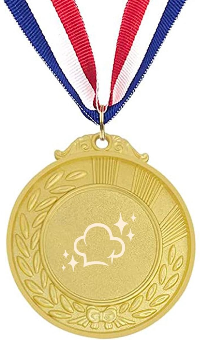 Akyol - kok medaille goudkleuring - Kok - chef - restaurant - bakken - koken