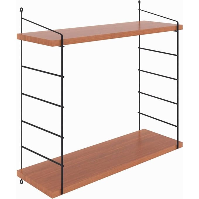 Asir - Wandplank - Walnoot - 72 x 20 x 58 cm
