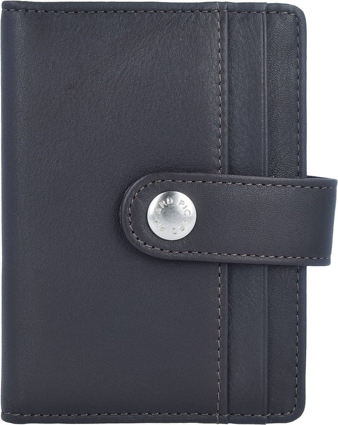PICARD Leren Kaarthoes Brooklyn Card Case Cafe Bruine