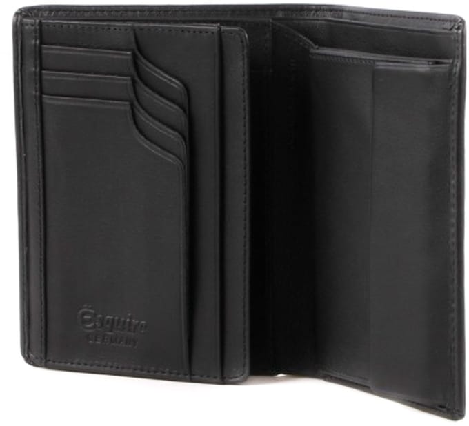 Esquire Portemonnee Logo Wallet Black Zwart