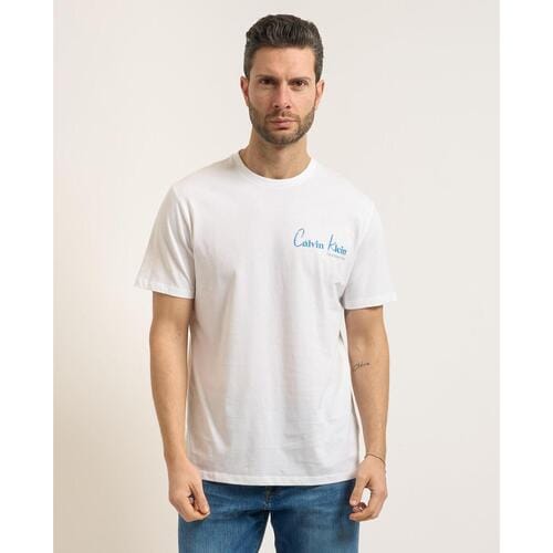Calvin Klein Heren t-shirt bright wit