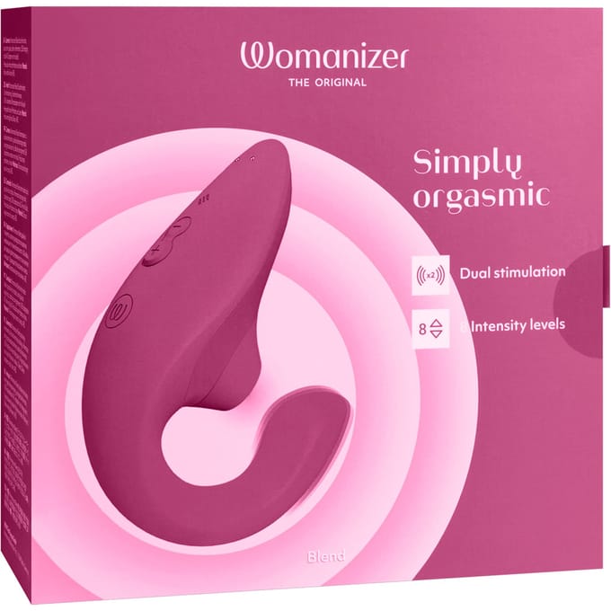 Womanizer Blend Dual Stimulatie - Donker Roze