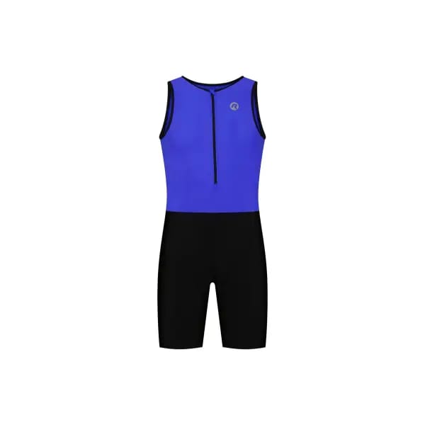 Rogelli Florida Trisuit - Triathlon Pak Dames en Heren - Mouwloos - Zwart/Blauw
