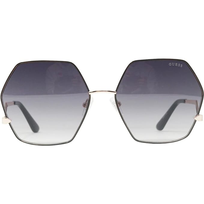 Guess Hex abstracte zwarte zonnebril
