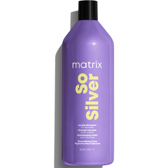 Matrix - Total Results So Silver Color Obsessed Shampoo to Neutralize Yellow Shampoo for neutralize yellow tones - 1000ml