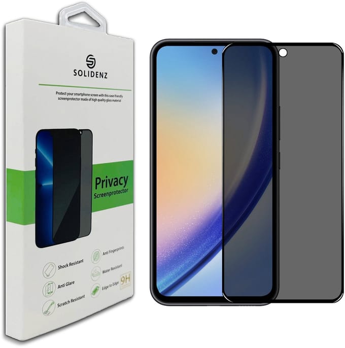 Solidenz Privacy Screenprotector - Geschikt voor Samsung Galaxy A55