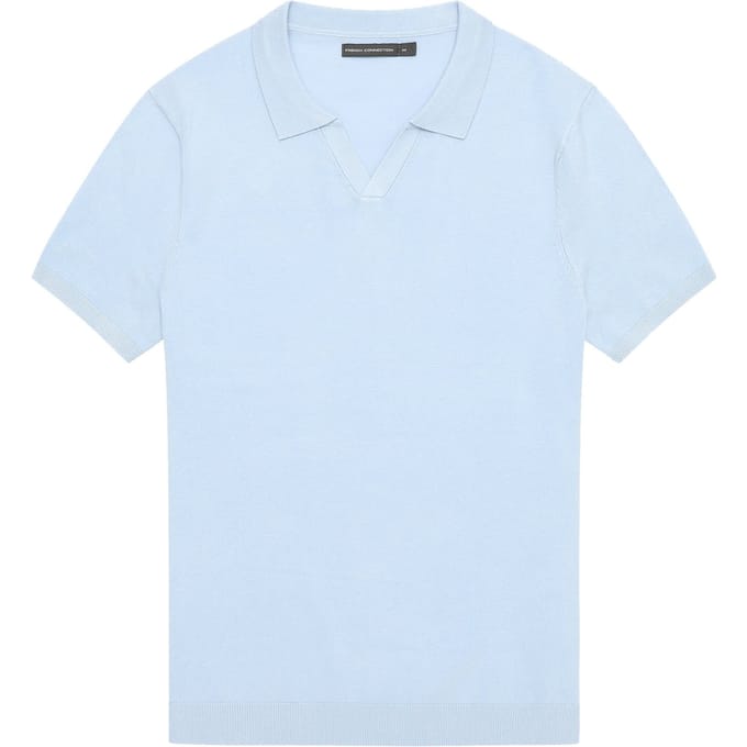 French Connection Polo Trophy S/s Formal 2 Sky Maat: S | Poloshirts Outlet | Heren | Blauw