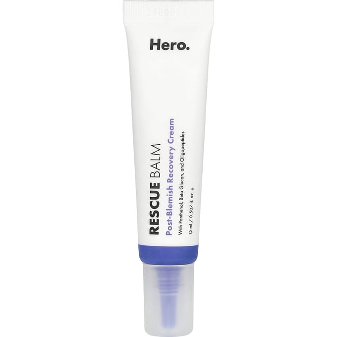 Hero Cosmetics, Baume de secours, 0,507 fl oz (15 ml) white