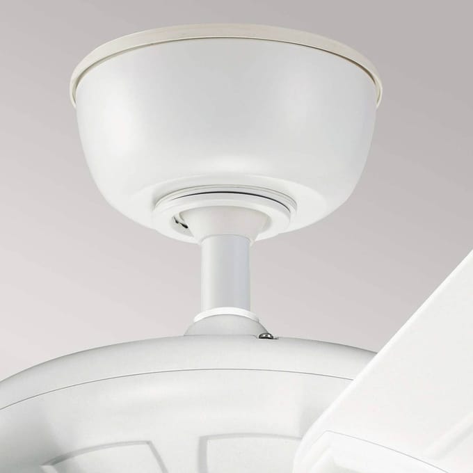 Plafondventilator met verlichting - Kevlar - 42in / 107cm ventilator - mat wit