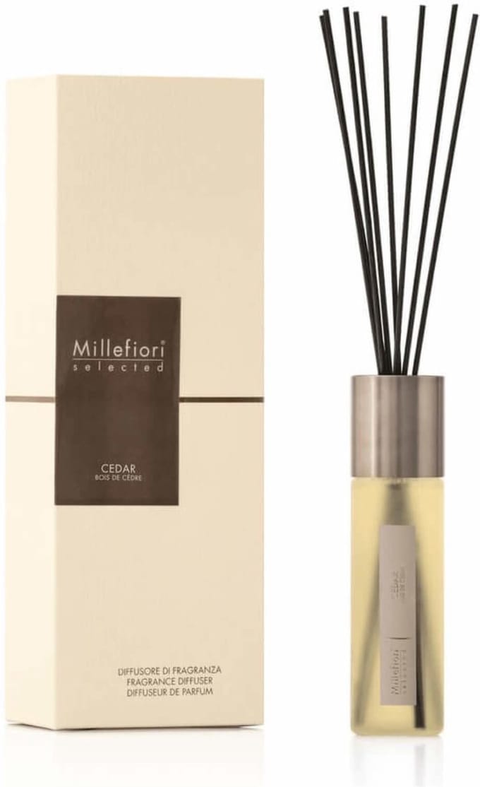 Millefiori Selected Geurstokjes 100 ml - Cedar