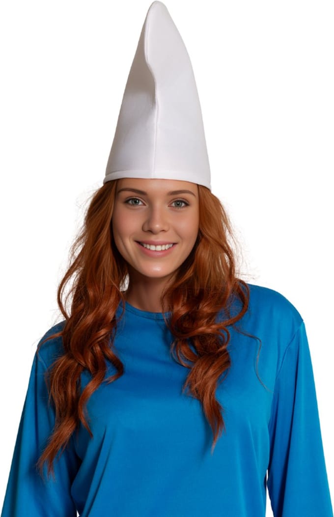 Gnome Hat White