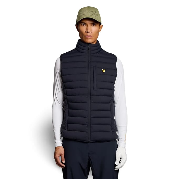 Lyle & Scott Stretch Lightweight Quilted Bodywarmer Heren - Maat M