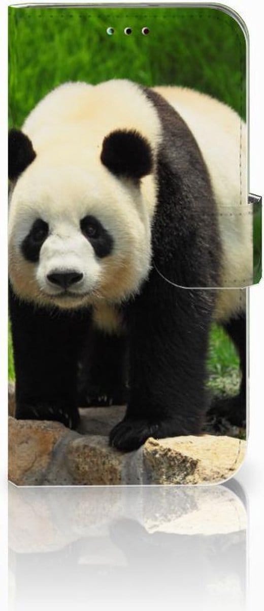 Samsung Galaxy A40 Telefoonhoesje met Pasjes Panda